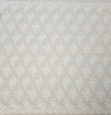 Mid Ivory Floral Corded Lace — featuring scalloped edges, floral motifs and a corded texture, 140cm wide