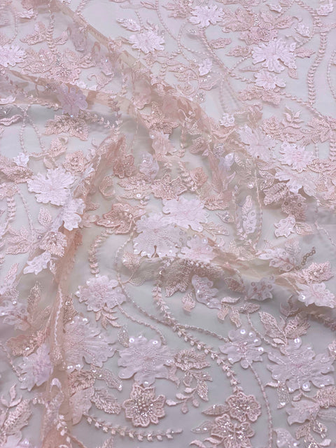 Embellished 3-D Floral Design (LV12378) Peony