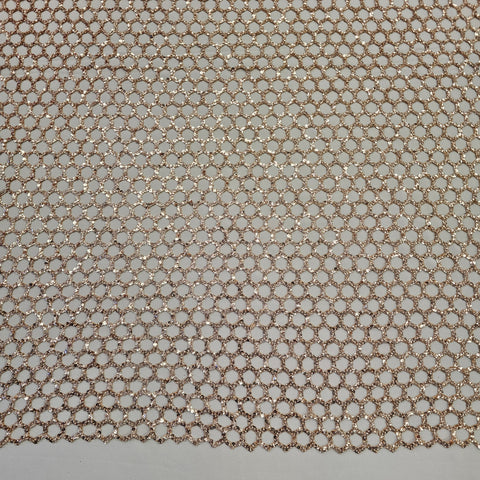 Sequined Honeycomb Net LV13194 Copper