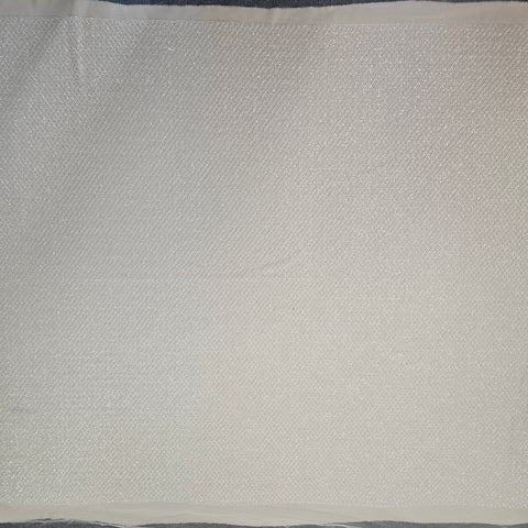 Beaded Crosshatch Tulle LV13202 Ivory