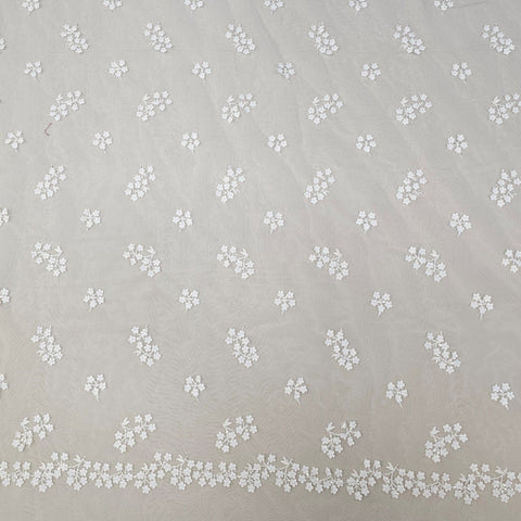 3D Floral Tulle (LV13209) Ivory