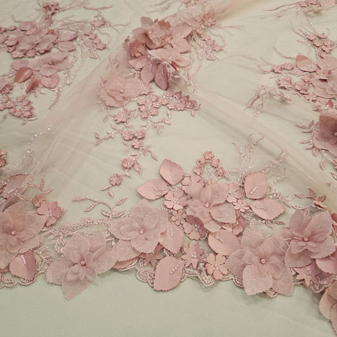 Remnant Embellished 3-D Floral Design (LV13262) Rose