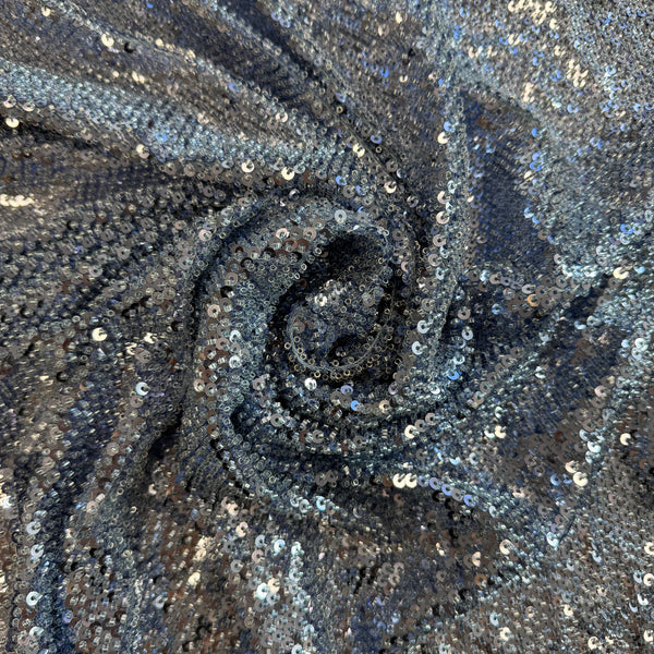 Sequined Tulle (LV14153) - Wedgewood