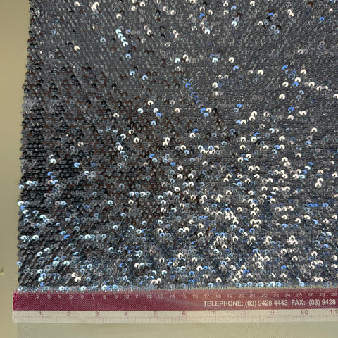 Sequined Tulle (LV14153) - Wedgewood