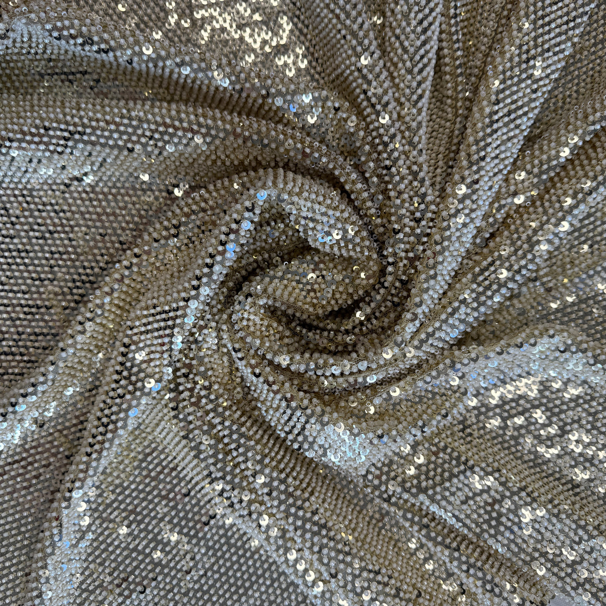 All Over Sequined Tulle (LV14153) - Gold