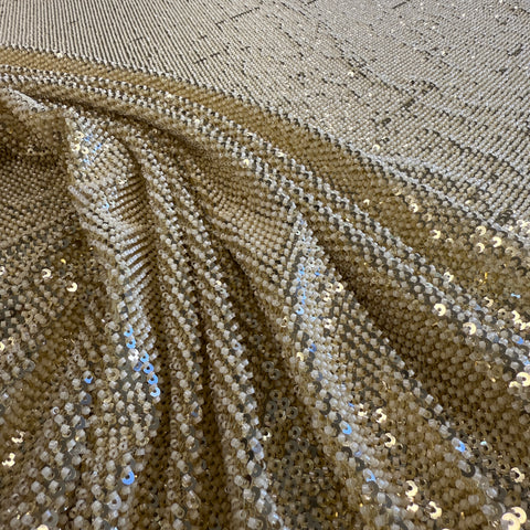 Sequined Tulle (LV14153) Gold