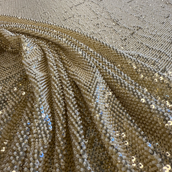 Sequined Tulle (LV14153) Gold