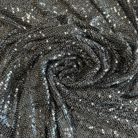 Sequined Tulle (LV14153) - Gunmetal