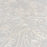 Soutache Embroidered Tulle (LV14766) - Ivory
