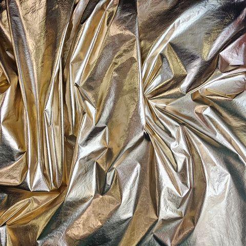 Metallic Crushed Foil Gold