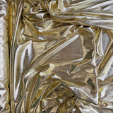 Gold Metallic Knit — a soft knit with a metallic sheen