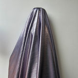 Gunmetal Metallic Knit — a soft knit with a metallic sheen