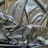 Gunmetal Metallic Knit — a soft knit with a metallic sheen