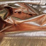 Copper Metallic Knit — a soft knit with a metallic sheen