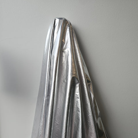 Metallic Crushed Foil Silver