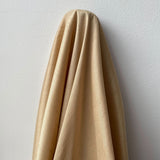 Nude Polyester Dupion — mid-weight and crisp with a lightly slubbed texture, 100% polyester, 140cm wide