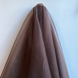 Silk Organza - Dark Chocolate (137cm)
