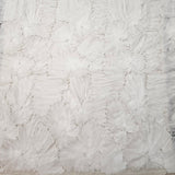 Ivory Organza Ruffle Tulle — featuring geometric motifs, 100% nylon, 140cm wide