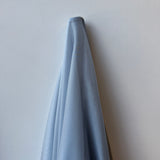 Blue Bell Satin Chiffon — lightweight and sheer with a fluid, airy drape and a smooth satin luster finish, 100% mulberry silk, 140cm wide