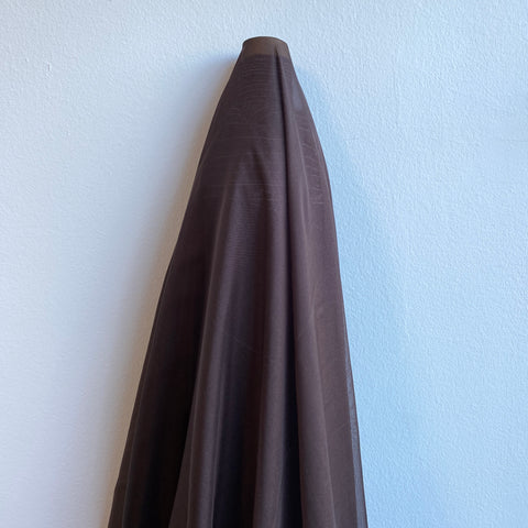 Satin Chiffon Dark Chocolate