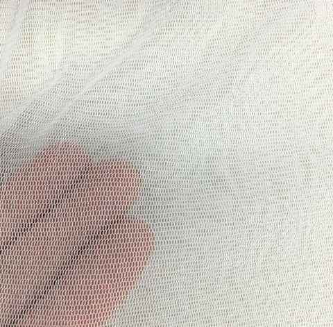 Remnant Silk Mesh  Ivory