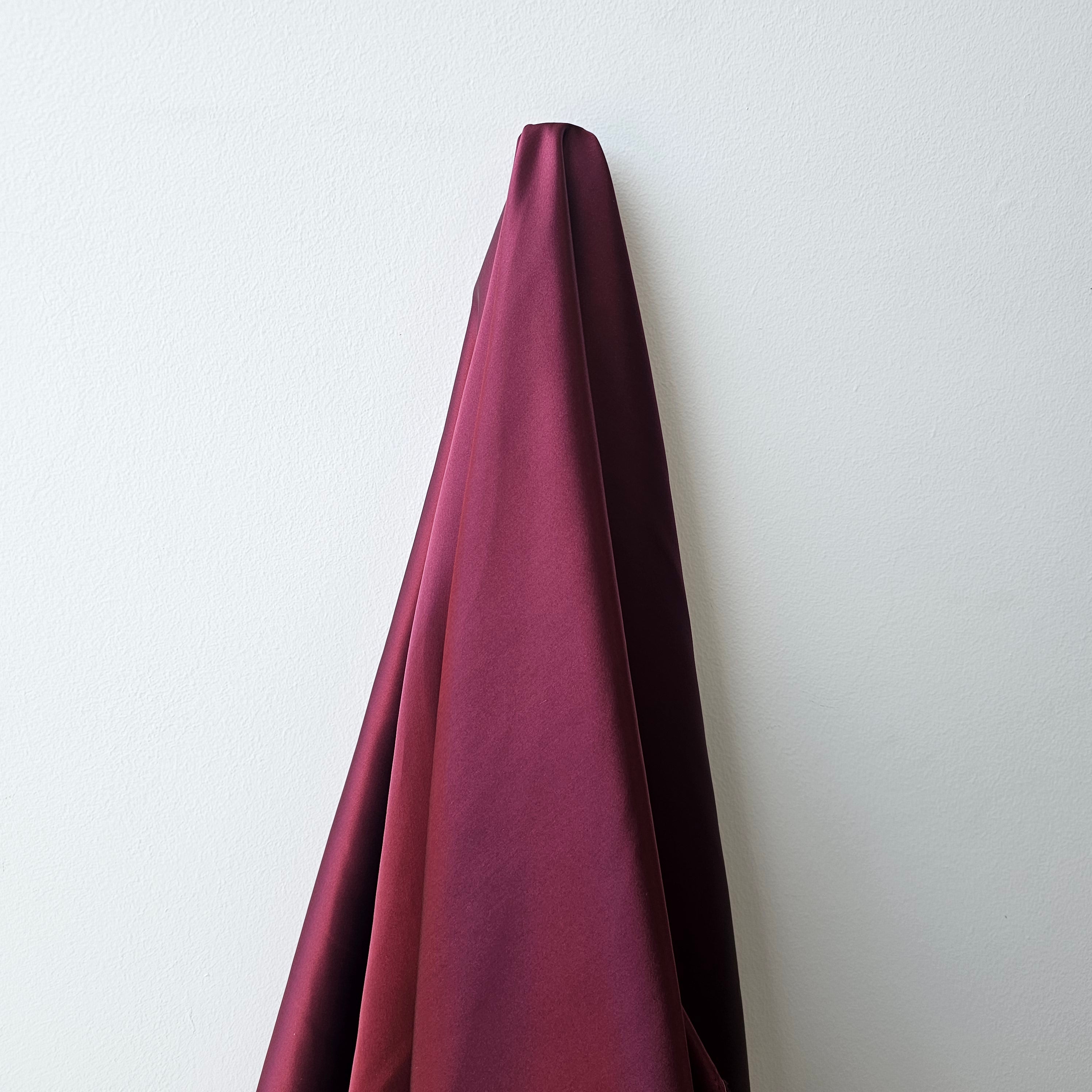 Port Sandwash Satin — lightweight and soft with a smooth luster satin finish, 100% mulberry silk, 140cm wide
