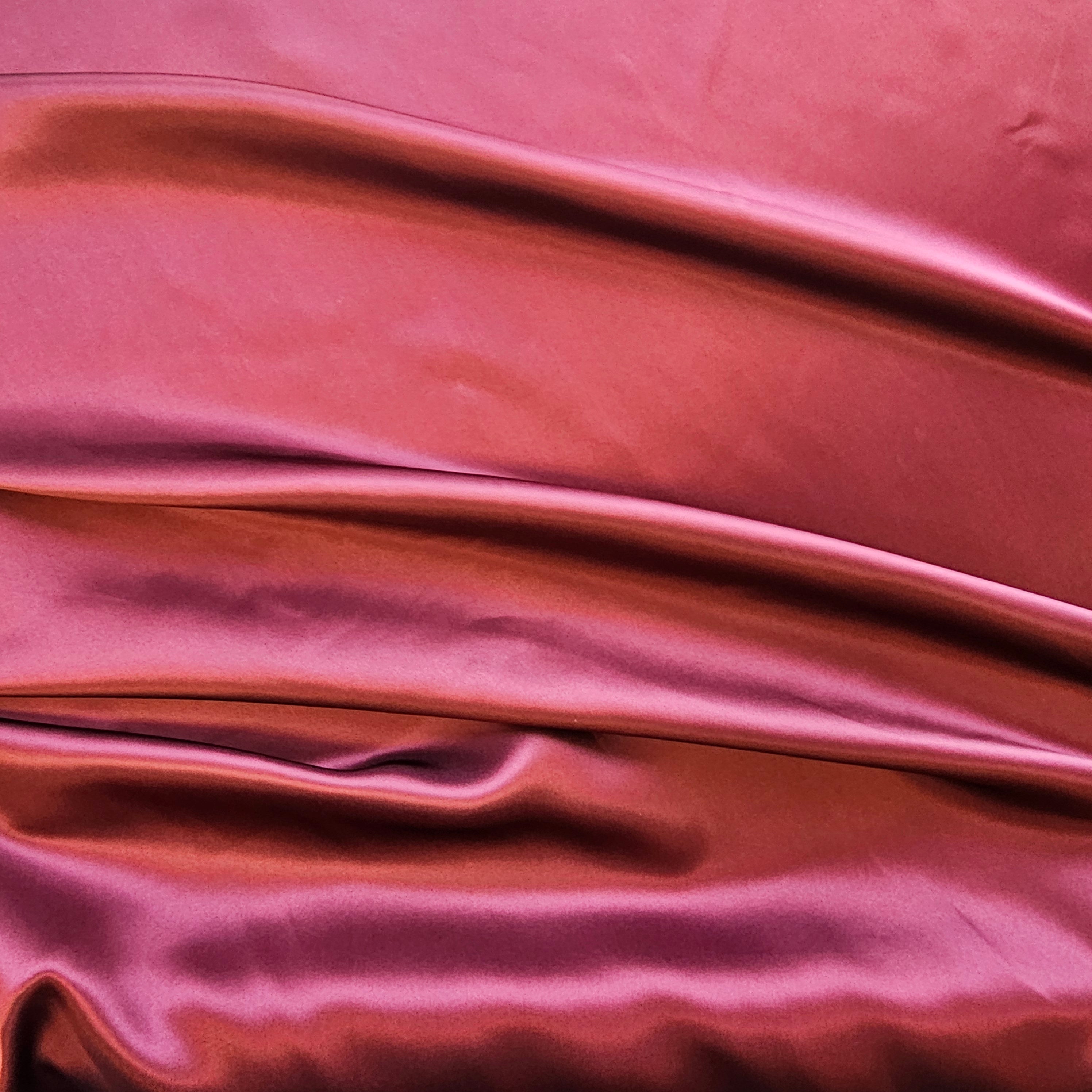 Port Sandwash Satin — lightweight and soft with a smooth luster satin finish, 100% mulberry silk, 140cm wide