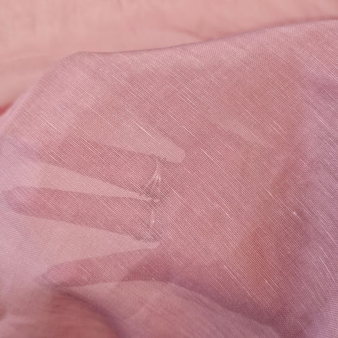 Silk Linen Blend Rose Pink