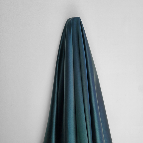 Remnant Stretch Satin Ocean