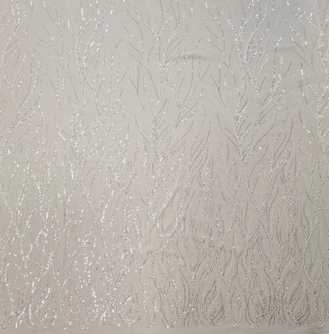 Embellished Tulle (VJ121748) Ivory