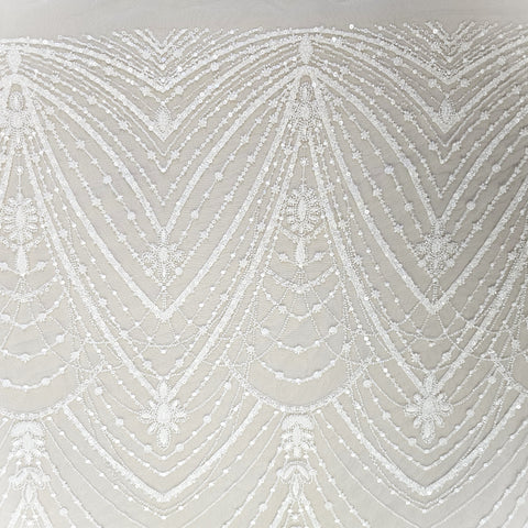 Embroidered Tulle (VJ33260) Ivory