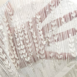 Ivory / Silver Embroidered Floral Tulle — featuring sequins, 60% rayon 40% nylon, 140cm wide