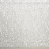 Ivory / Silver Embroidered Floral Tulle — featuring sequins, 60% rayon 40% nylon, 140cm wide