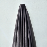 Gunmetal Silk Velvet — featuring a low-sheen nap with a soft drape, in silk and rayon, 135cm wide