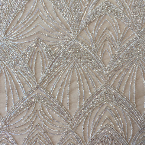 Embellished Tulle (W53193) – Champagne