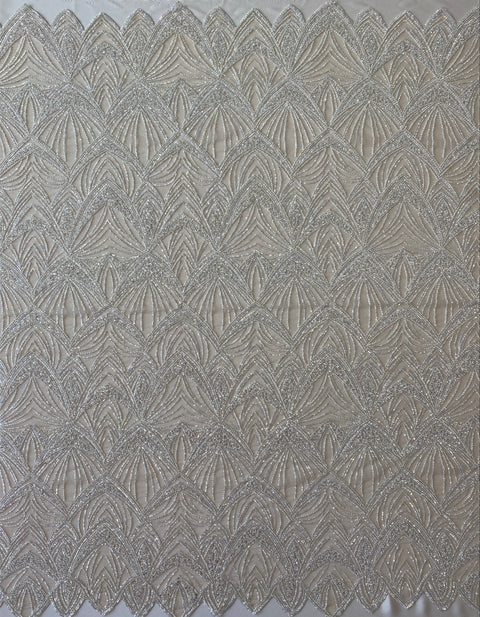 Embellished Tulle (W53193) – Champagne