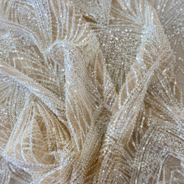 Embellished Tulle (W53193) – Champagne