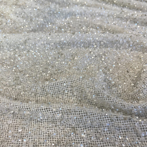 Beaded Mesh (K26414) Ivory
