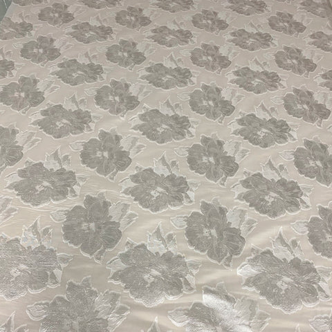 Remnant Floral Jacquard (Allegra) Ivory