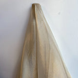 Gold Tissue Organza — a very fine, lightweight sheer organza, 110cm wide