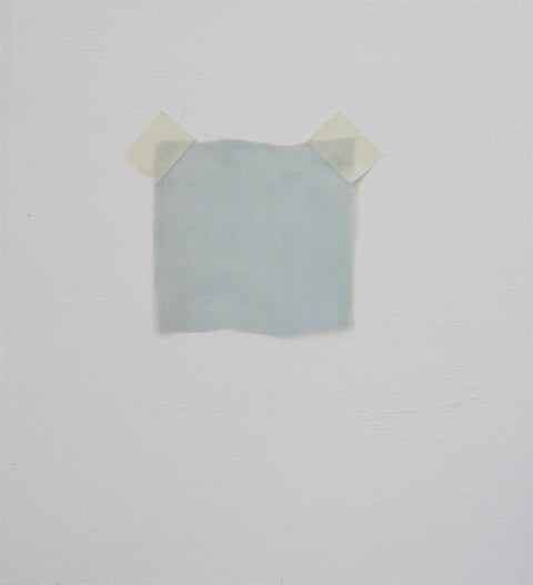 Remnant Satin Chiffon Duck Egg