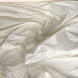 Ivory Silk Dupion — mid-weight and crisp with a lightly slubbed texture, 100% silk, 150cm wide