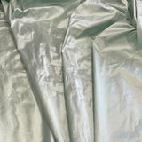Spearmint Silk Dupion — mid-weight and crisp with a lightly slubbed texture, 100% silk, 137cm wide
