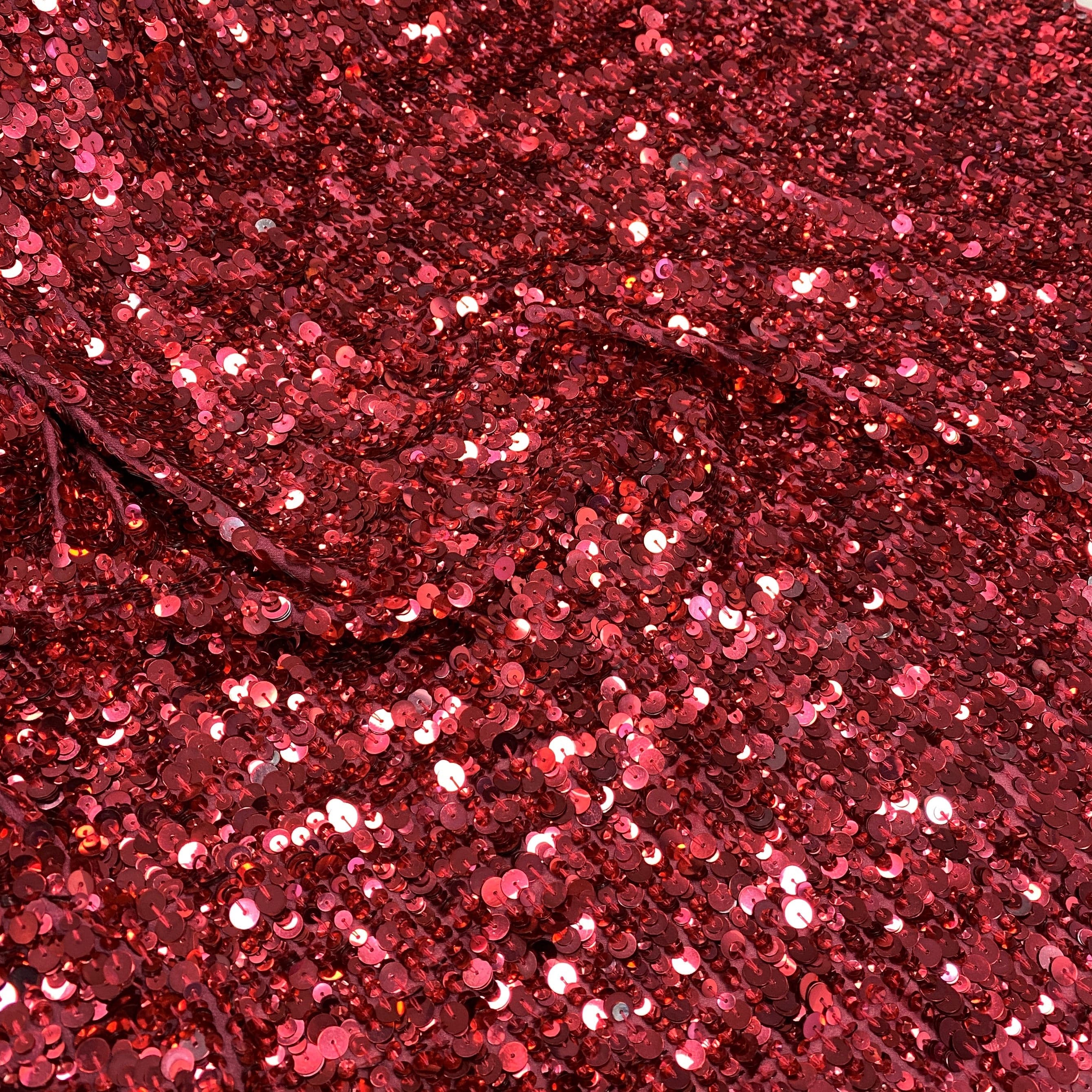 Sequin Georgette Raspberry