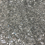 Sequin Georgette Silver