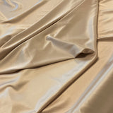Biscuit Polyester Lining — lightweight with a satin finish and matte reverse, 100% polyester