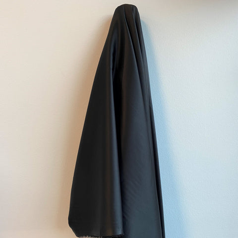 Remnant Stretch Polyester Lining Black