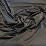 Black Polyester Lining — lightweight with a satin finish and matte reverse, 100% polyester