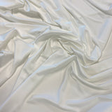 Ivory Polyester Lining — lightweight with a satin finish and matte reverse, 100% polyester