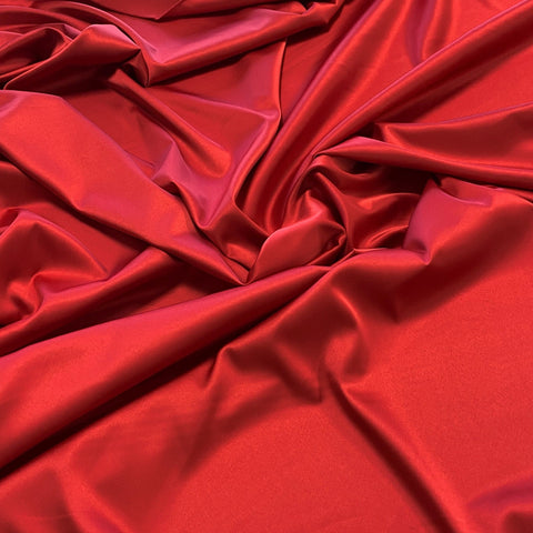 Remnant Polyester Lining Ruby